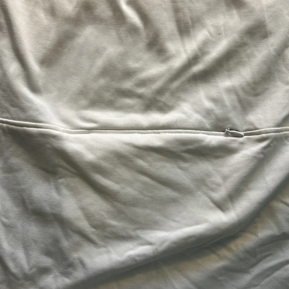 VS PINK Ultimate black white deep quarter zip track jacket back zip pocket small - Picture 5 of 5